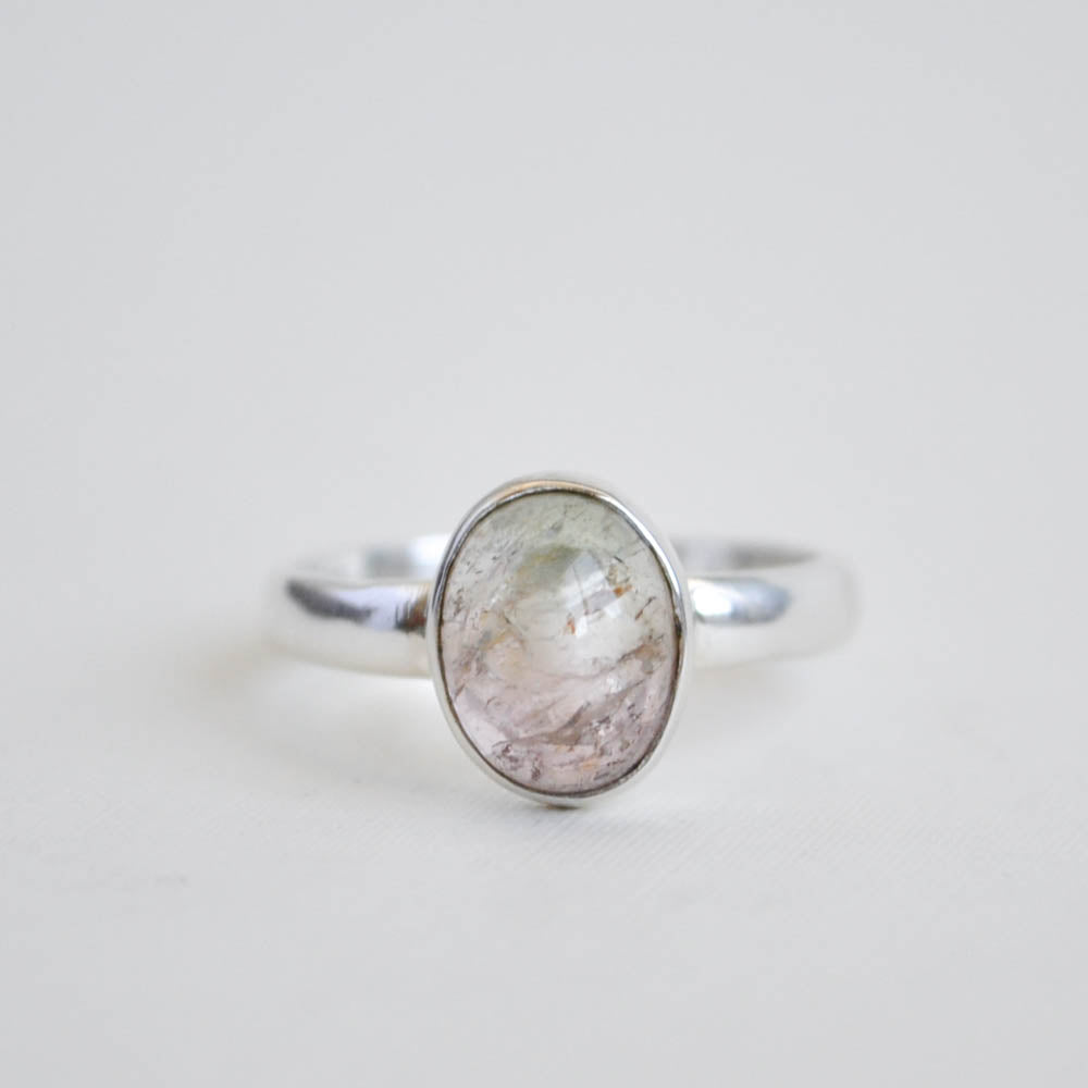 Watermelon Tourmaline Stacking Ring