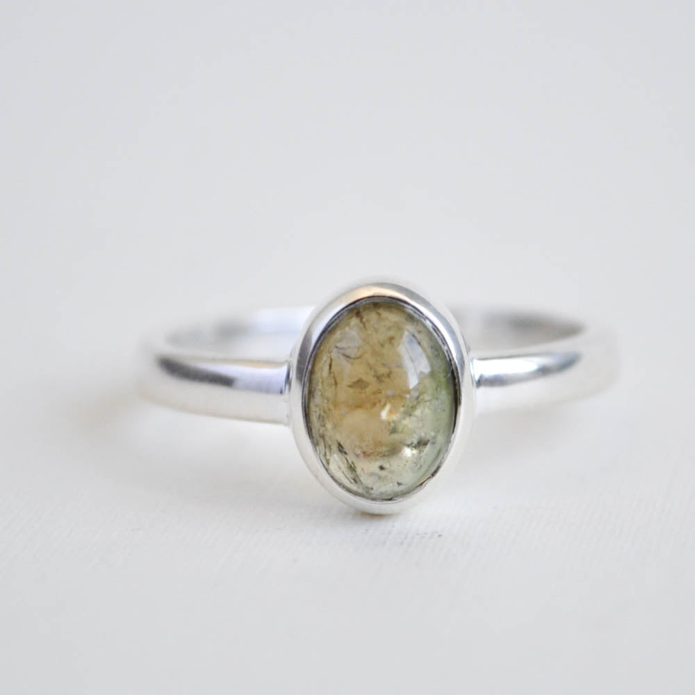 Watermelon Tourmaline Stacking Ring