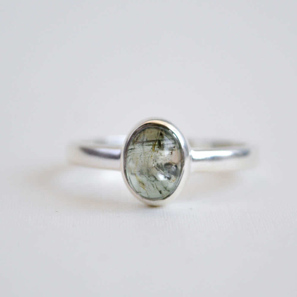 Watermelon Tourmaline Stacking Ring