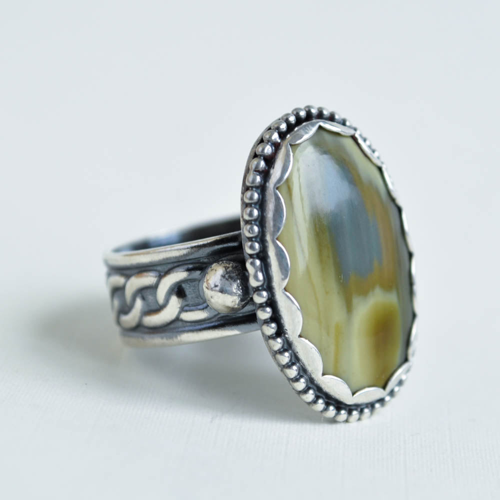 Imperial Jasper Ring—Size 9