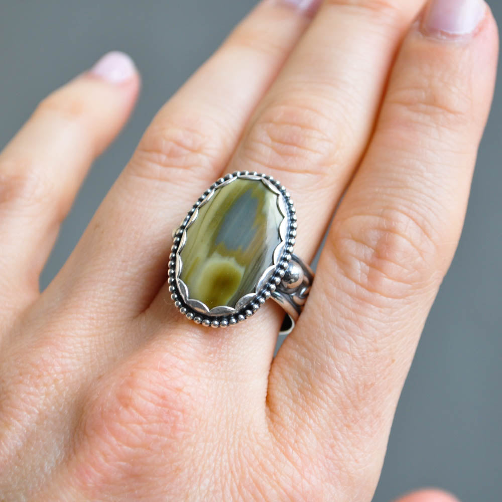 Imperial Jasper Ring—Size 9