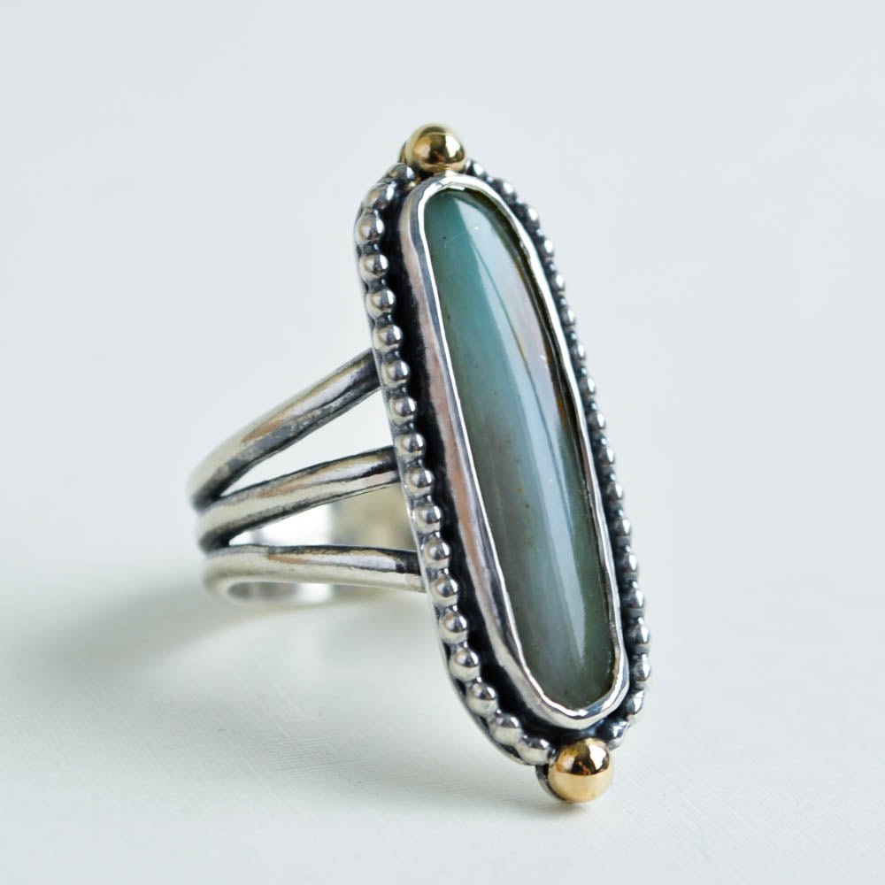 Peruvian Opal Ring—Size 10