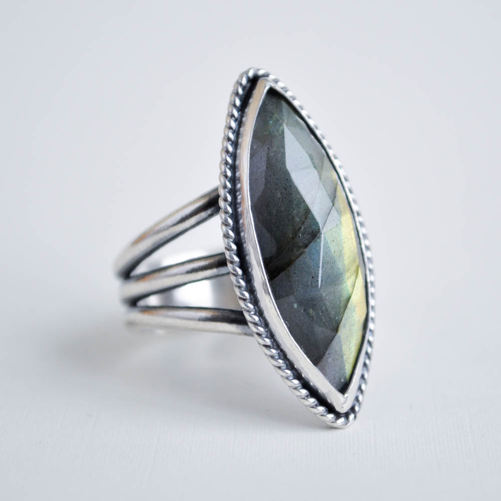 Labradorite Ring—Size 8