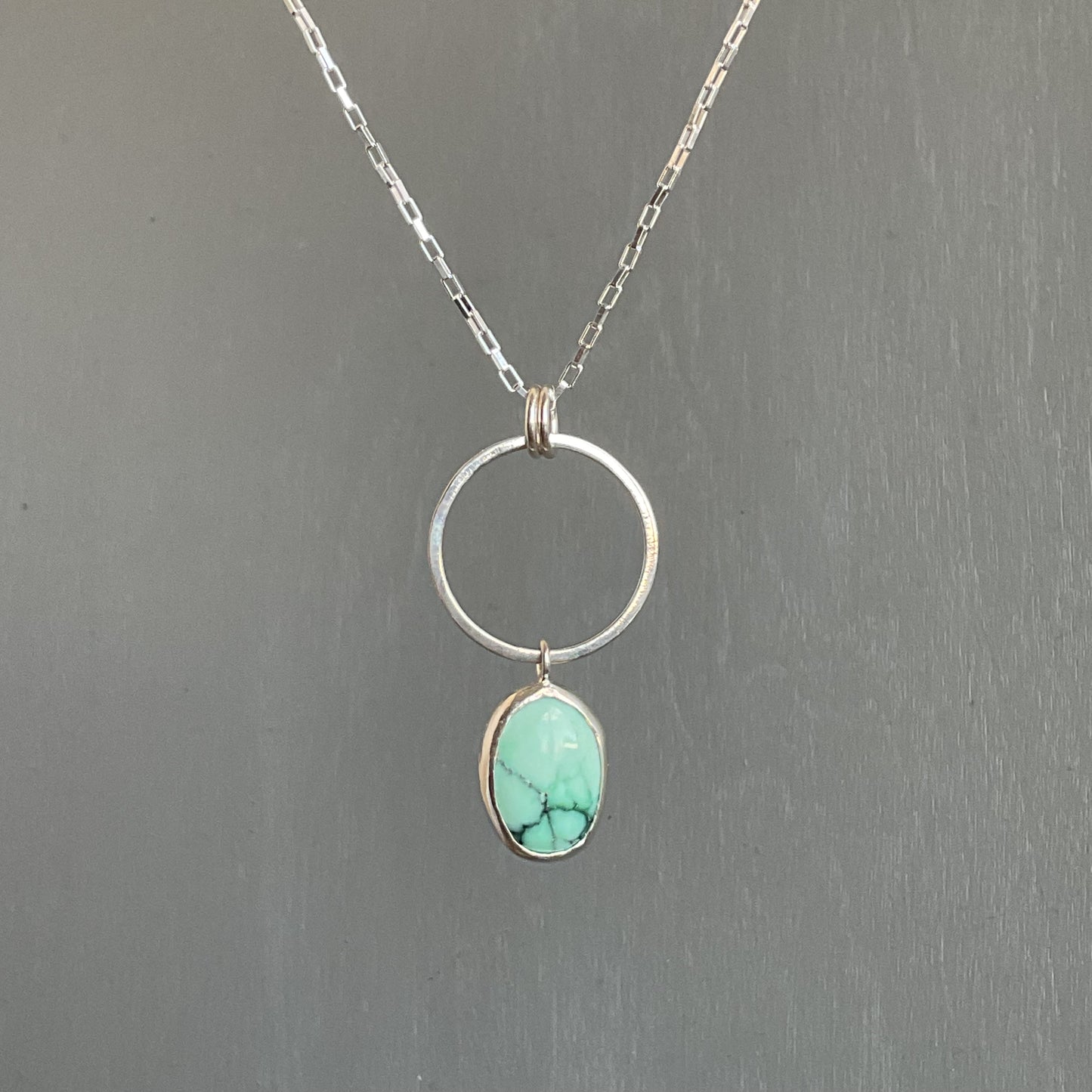 Variscite Circle Necklace