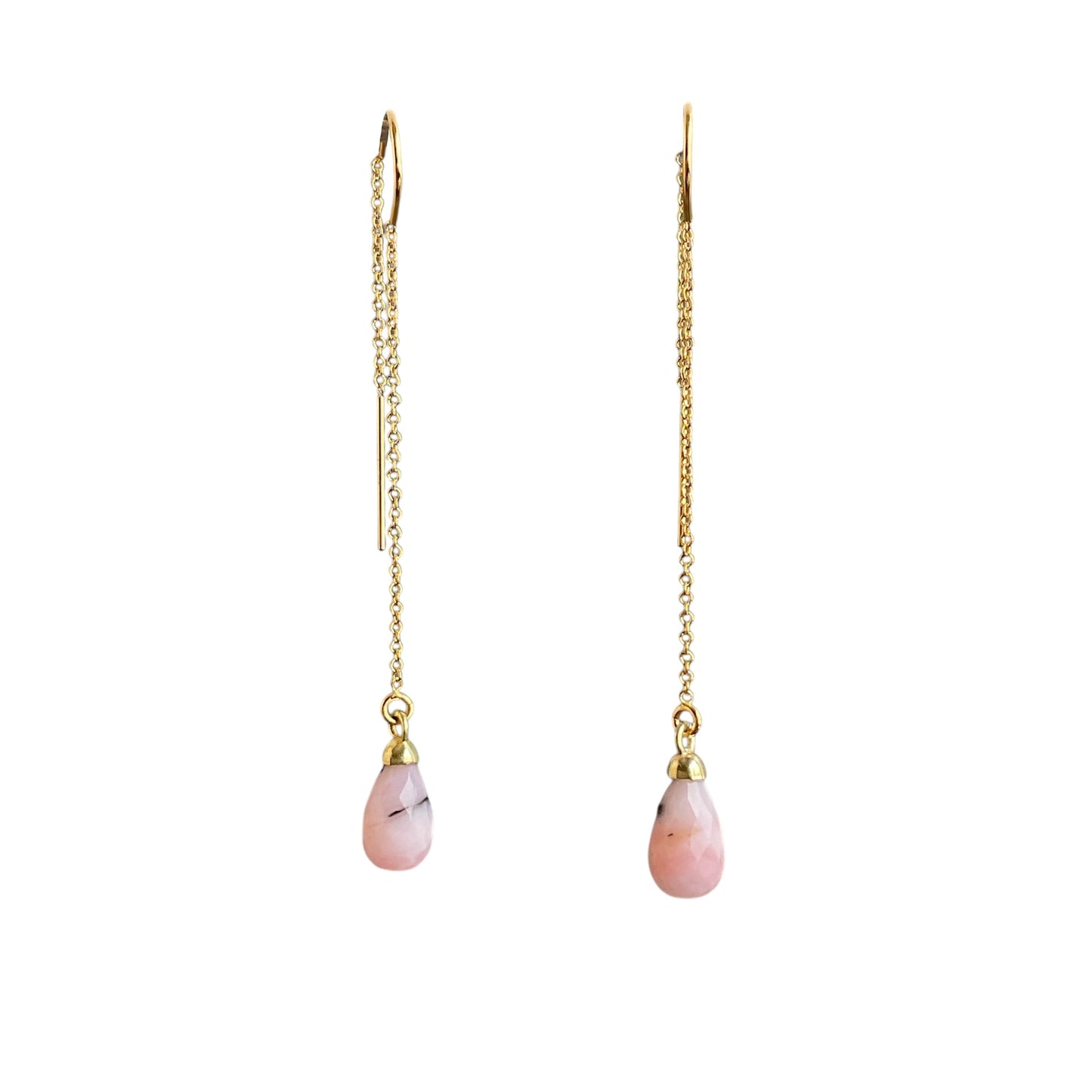 Gemstone Threader Earrings