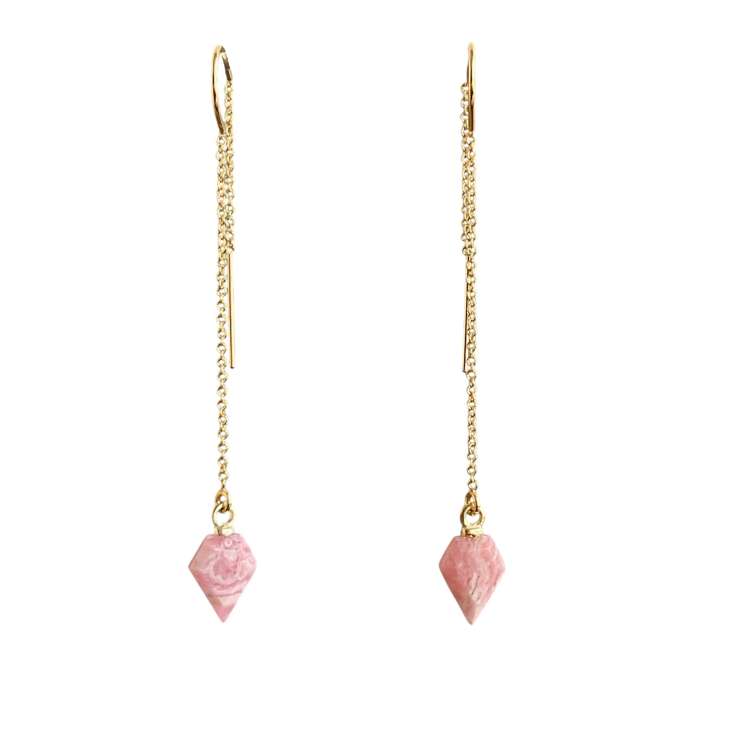 Gemstone Threader Earrings