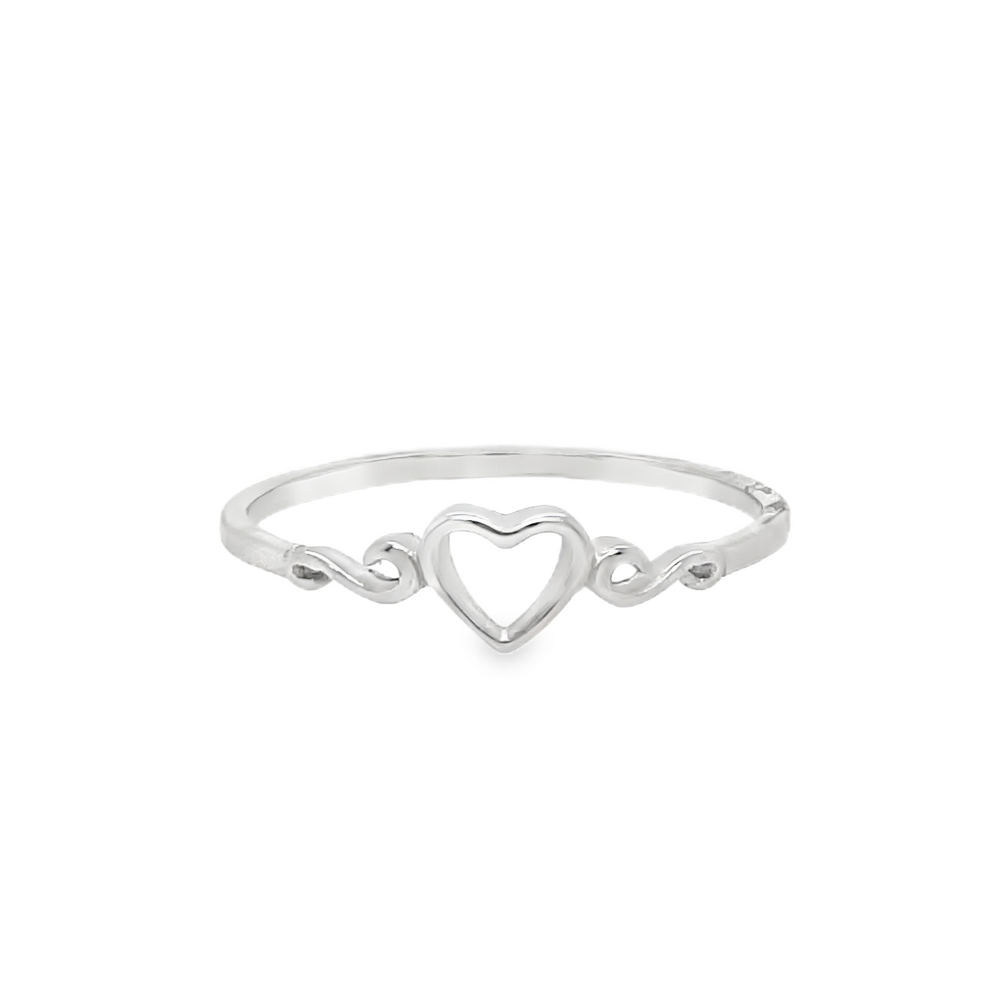 Heart Scroll Ring