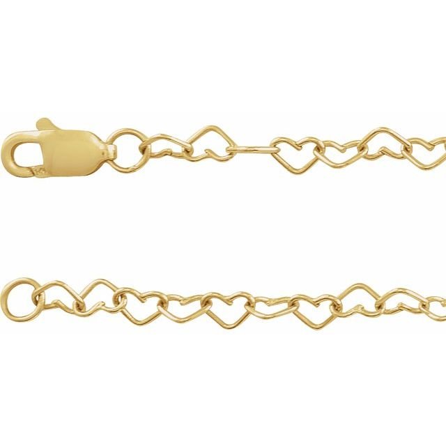 Dancing Heart Chain Bracelet