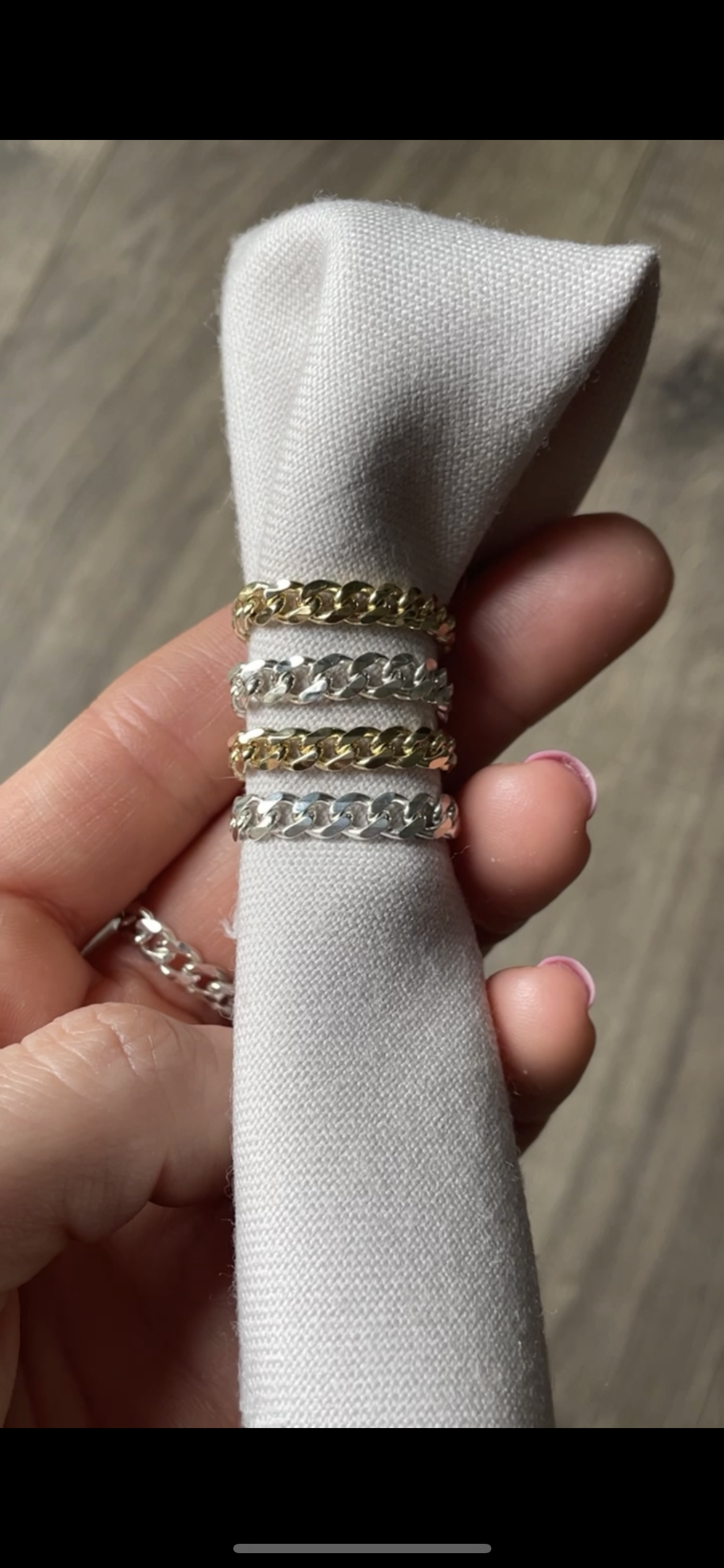 Loose Cuban Chain Ring