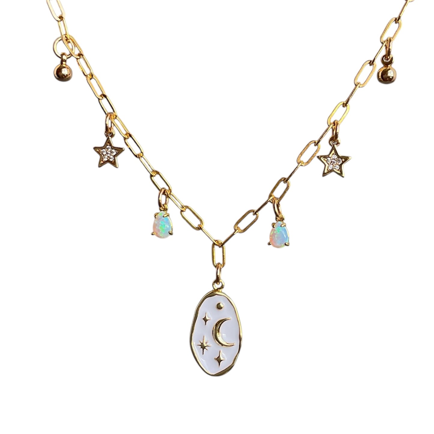 Gold-filled Charm Necklace
