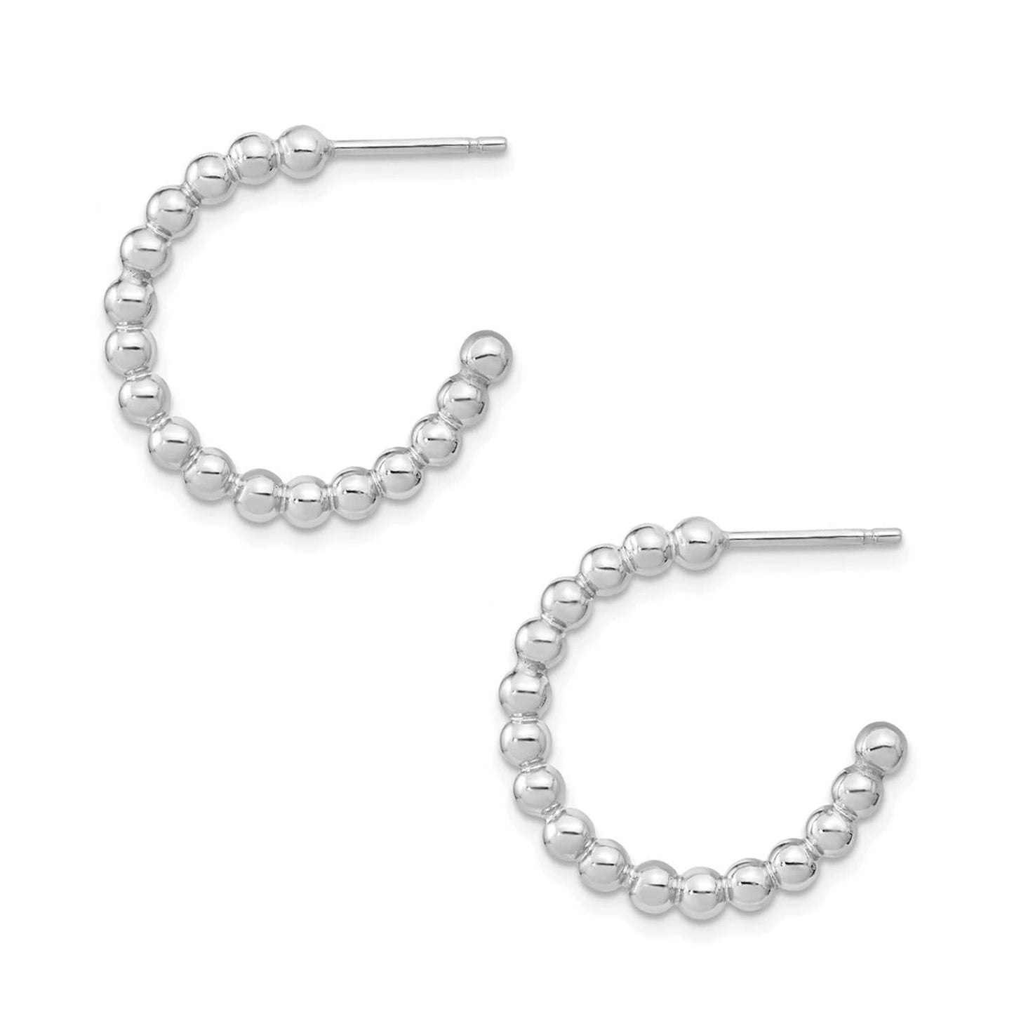 Dotted Hoop Earrings