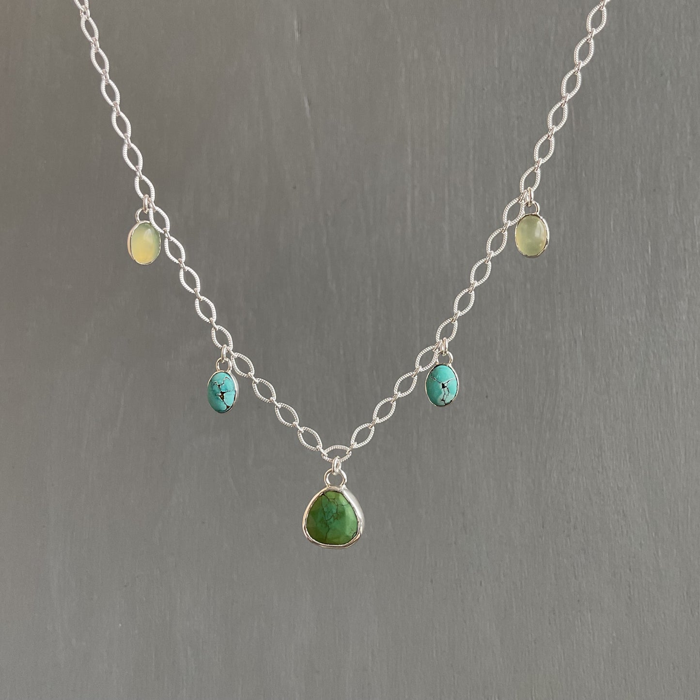 Turquoise Charm Necklace