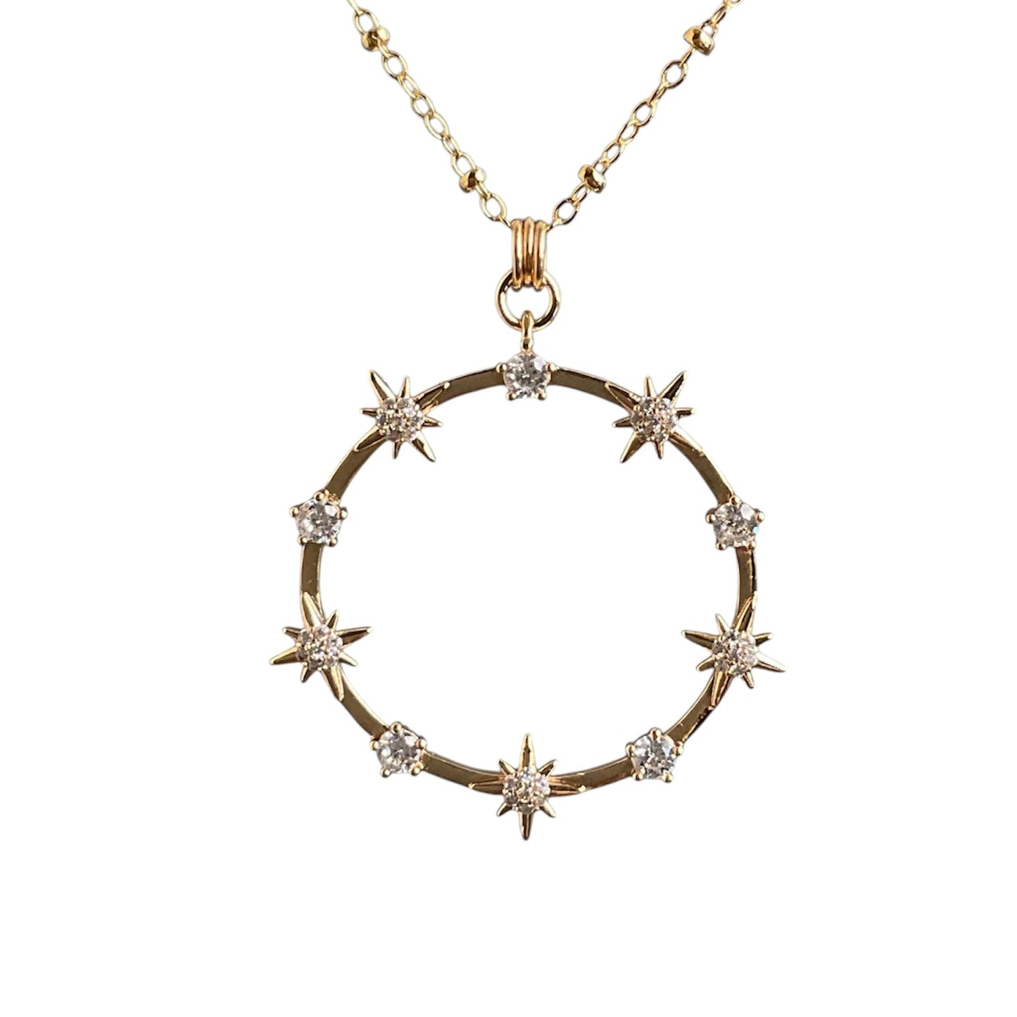 Star Wreath Necklace