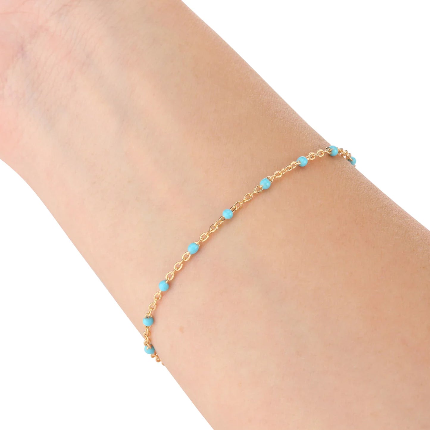 Blue Enamel Bracelet