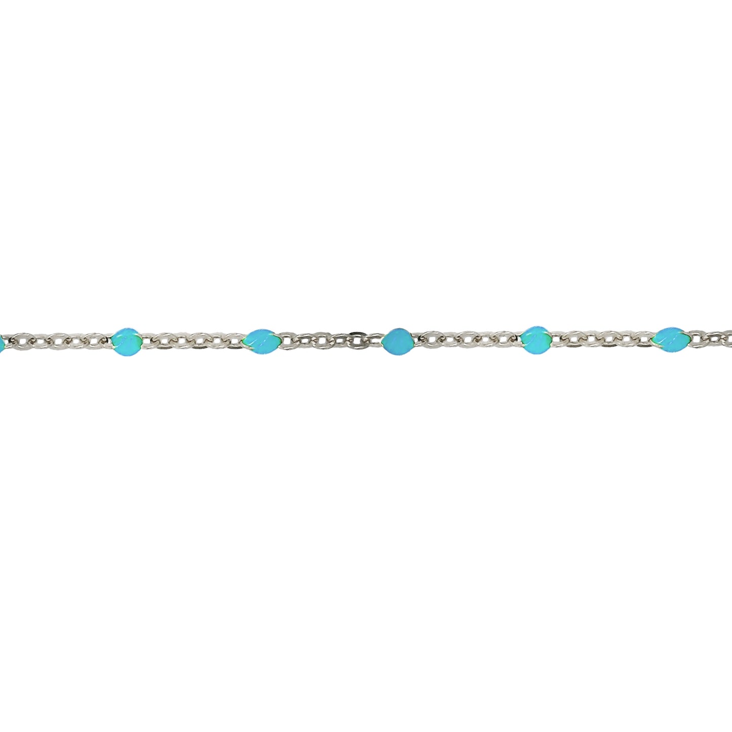 Blue Enamel Necklace