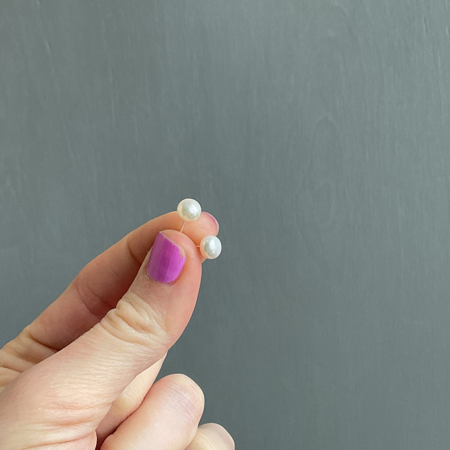 Freshwater Pearl Post Earrings