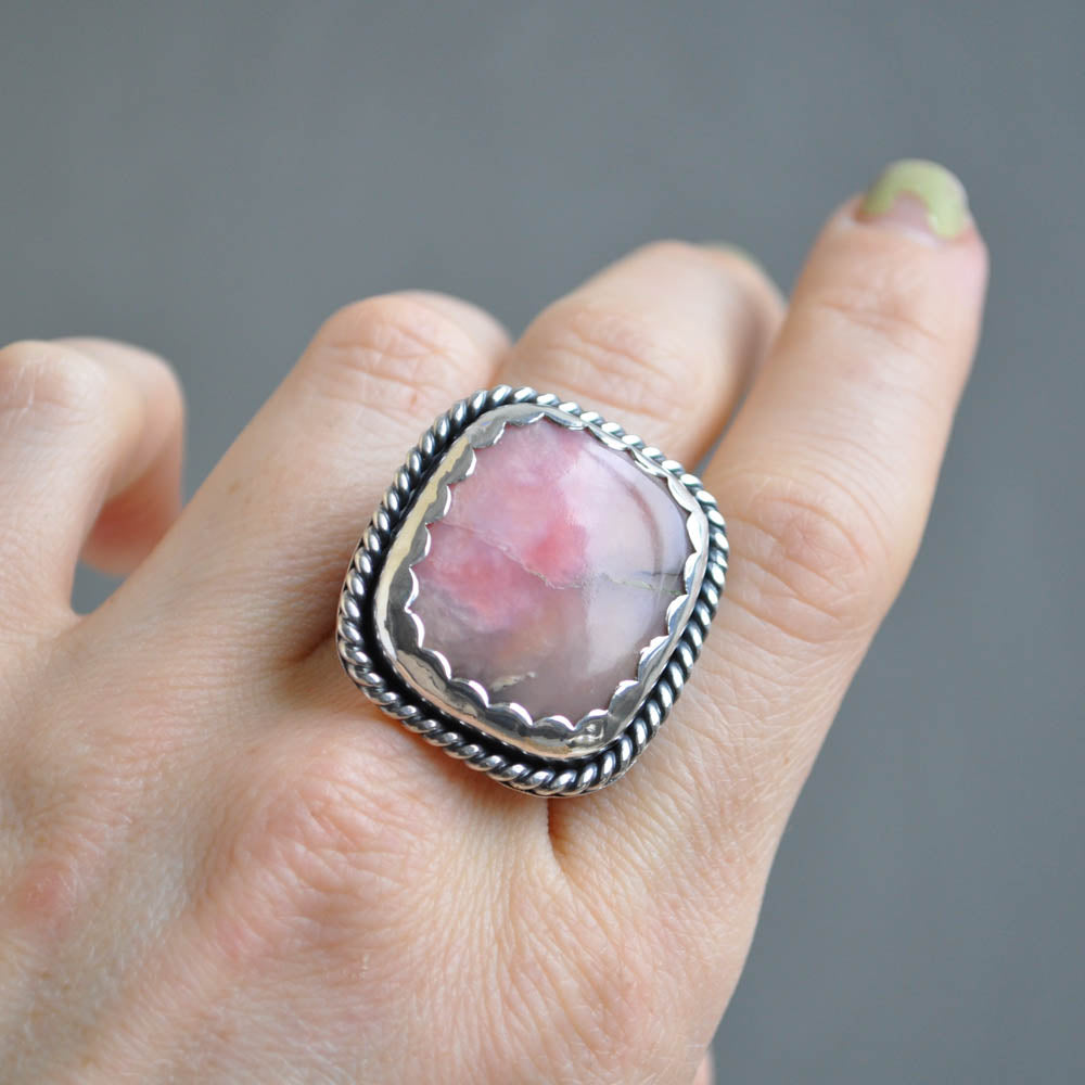Pink Opal Ring —Size 10