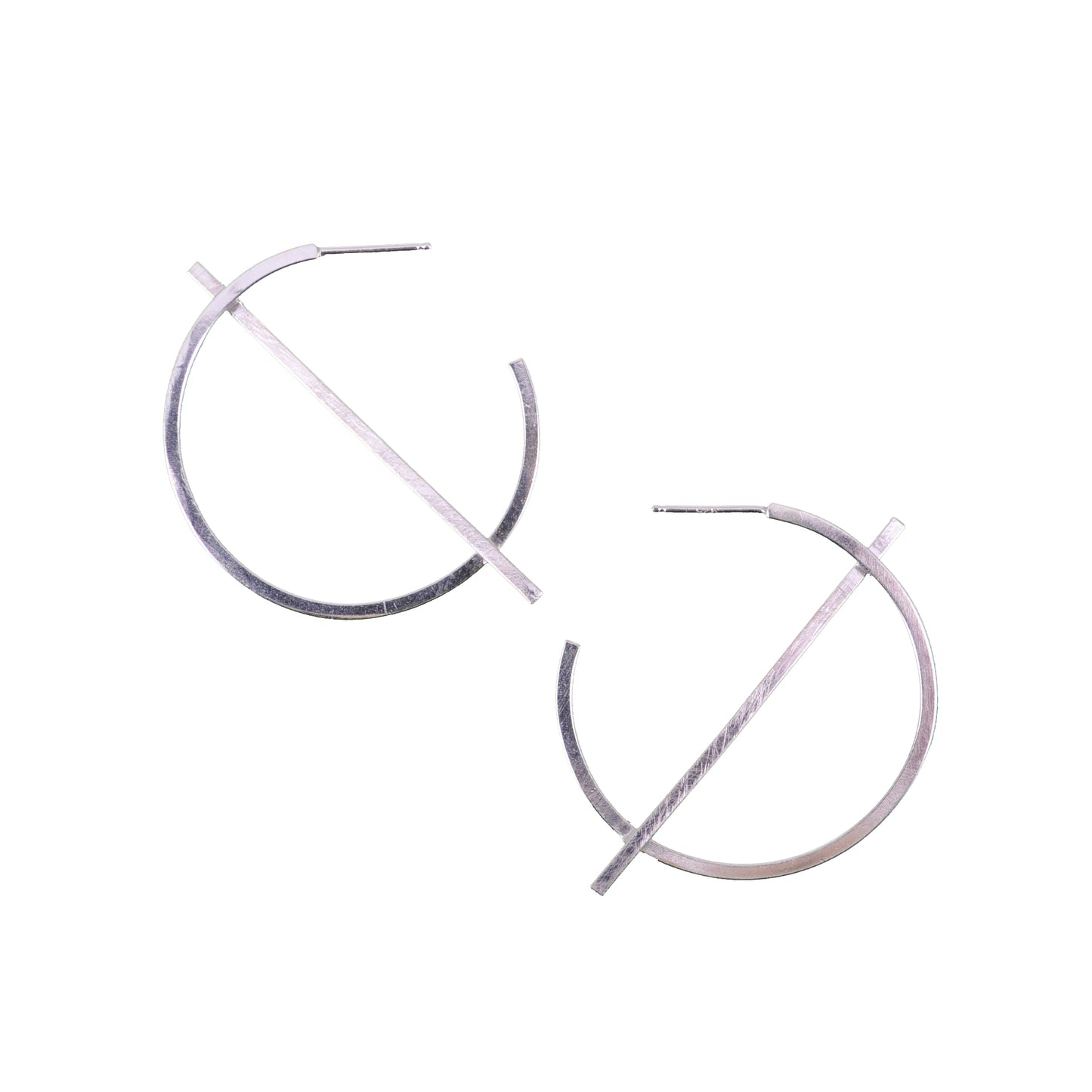 Split Circle Hoop Earrings