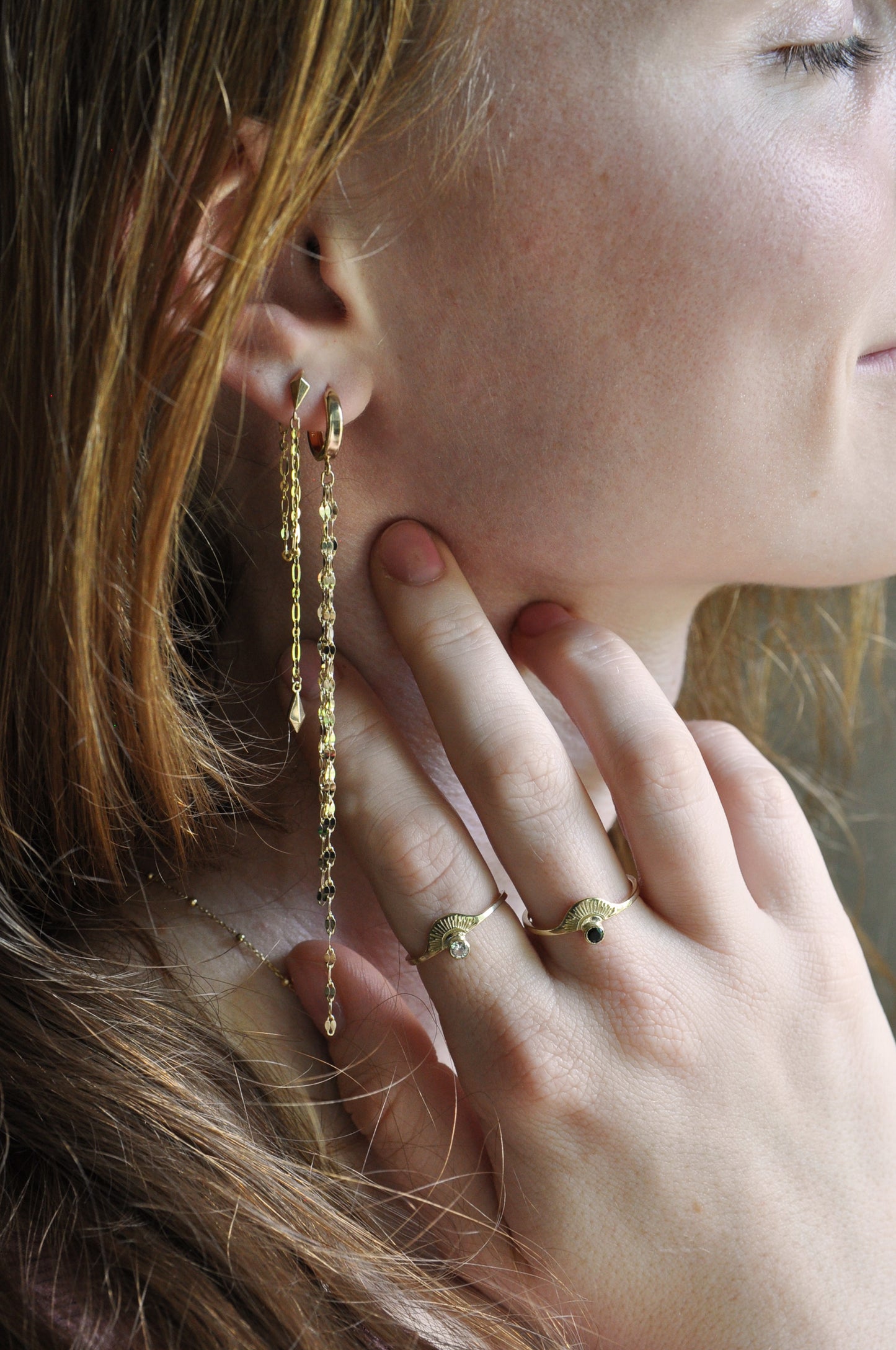 Stardust Shoulder Duster Earrings