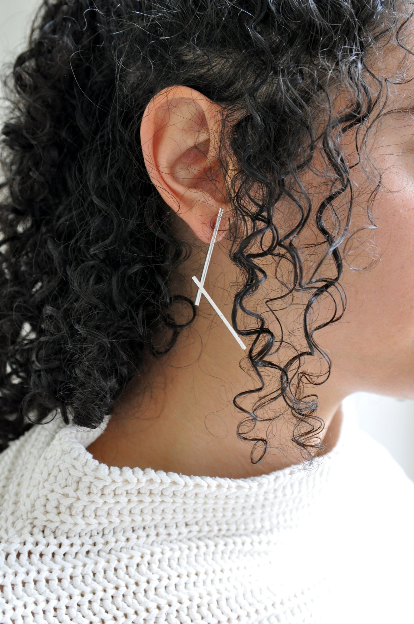 Wide Angle Earrings