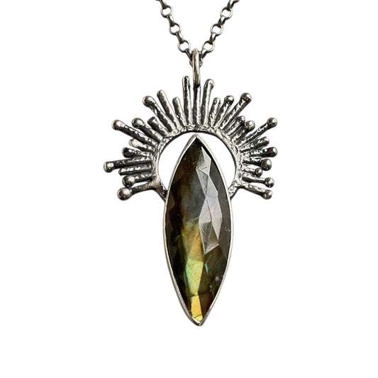 Golden Labradorite Sunrise Necklace