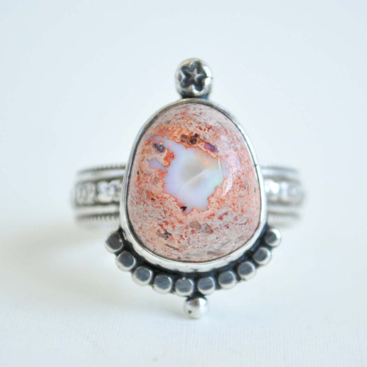 Fire Opal Ring—Size 10.5