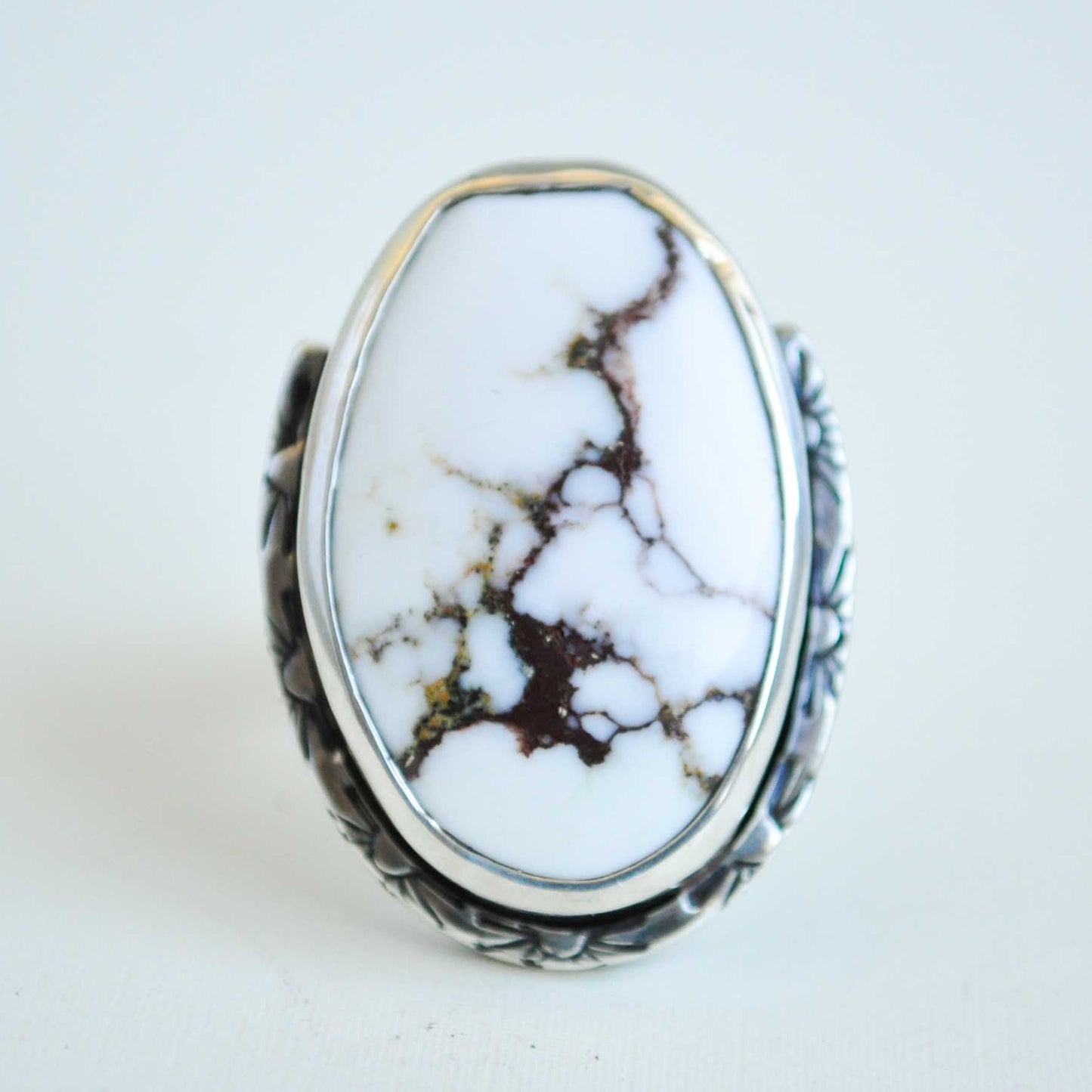 Lucky Wild Horse Jasper Ring—Size 7