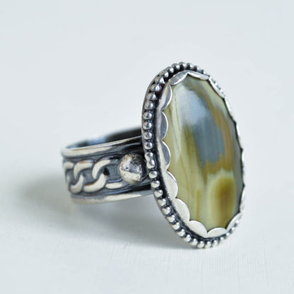 Imperial Jasper Ring—Size 9