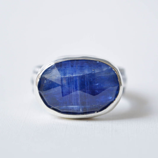 East West Kyanite Ring—Size 7