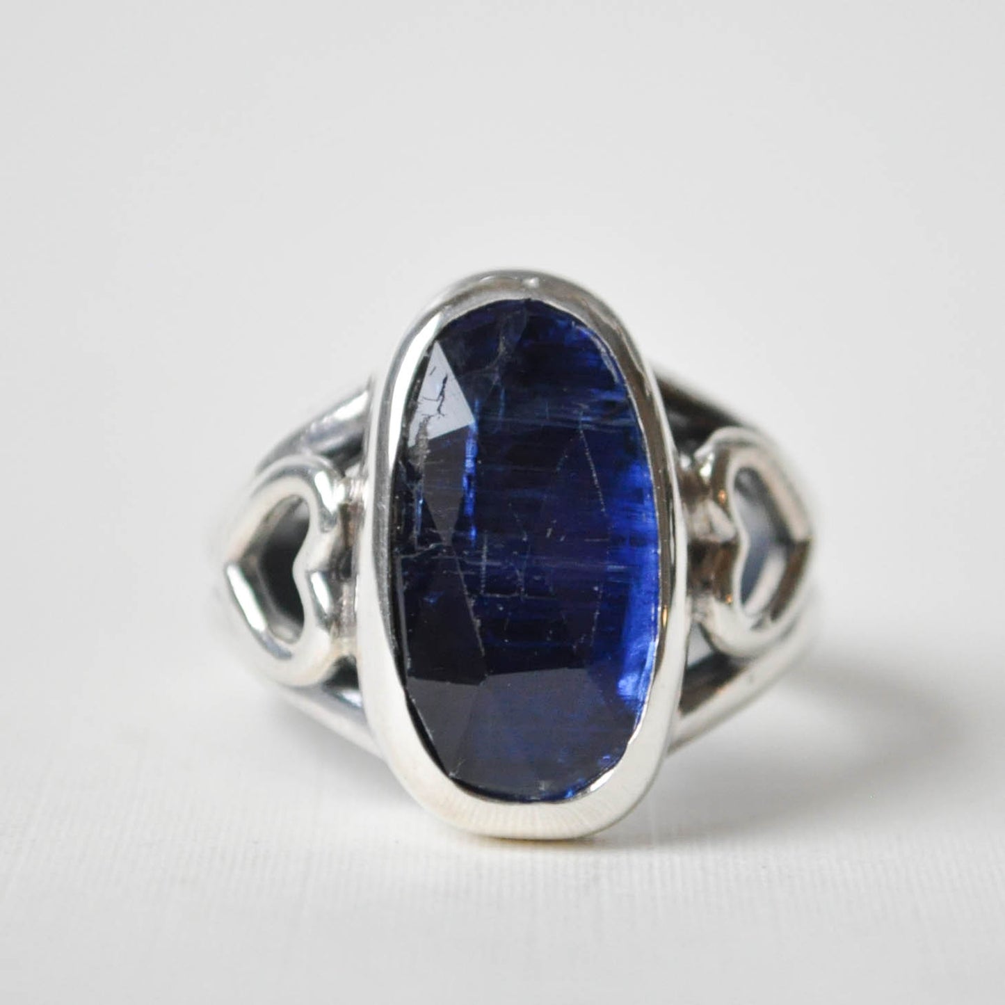 Kyanite Heart Ring—Size 7.5