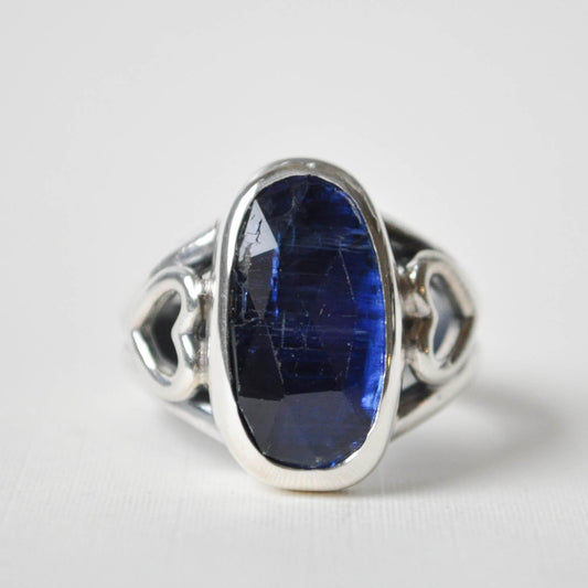 Kyanite Heart Ring—Size 7.5