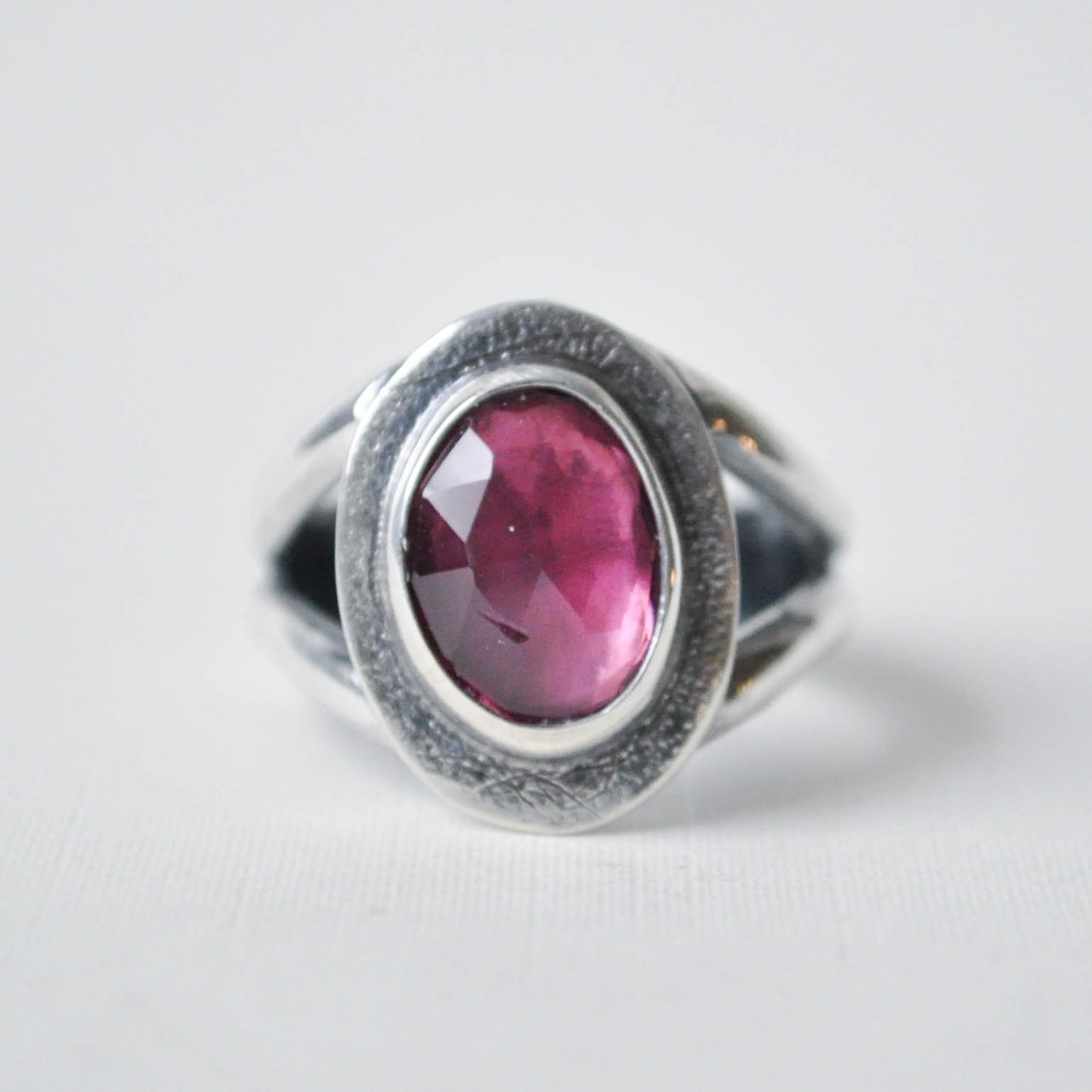 Rhodolite Garnet Ring (Sale)—Size 6.5