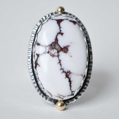 Wild Horse Jasper Ring—Size 9