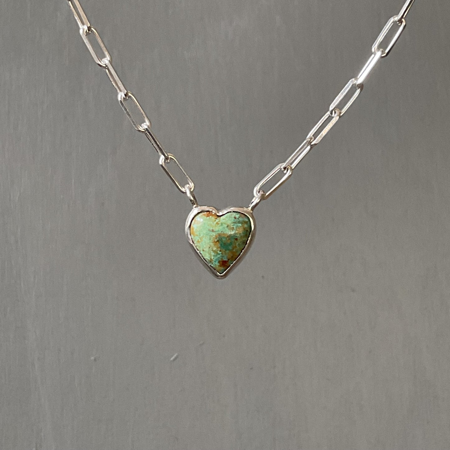 Turquoise Heart Necklace
