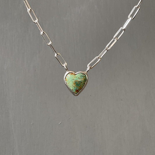 Turquoise Heart Necklace