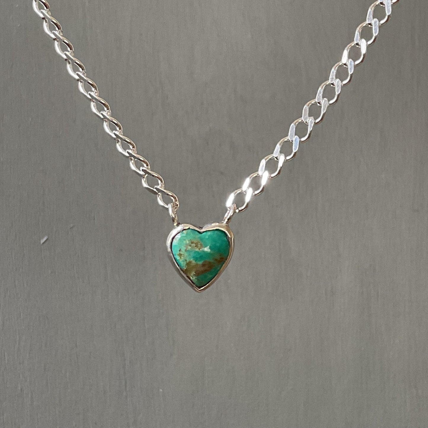 Turquoise Heart Necklace