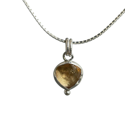 Citrine Drop Necklace
