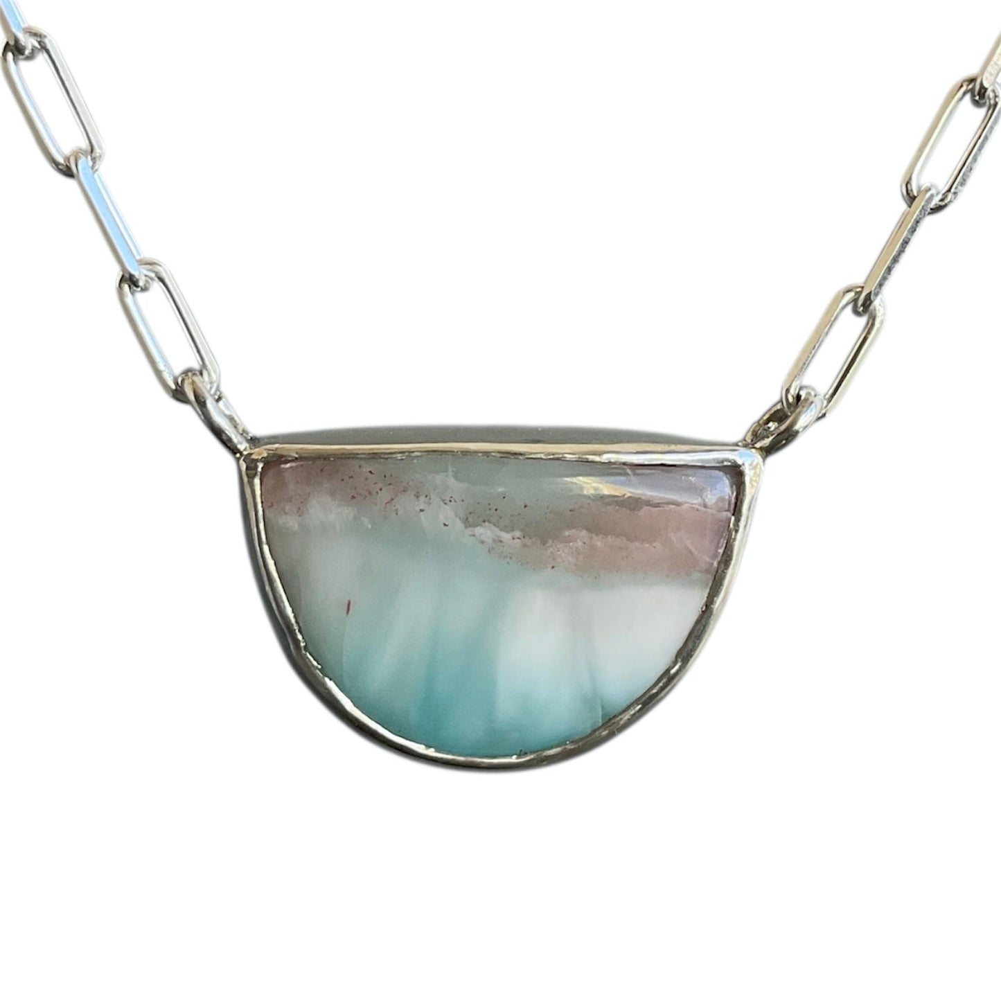 Larimar Coastline Necklace
