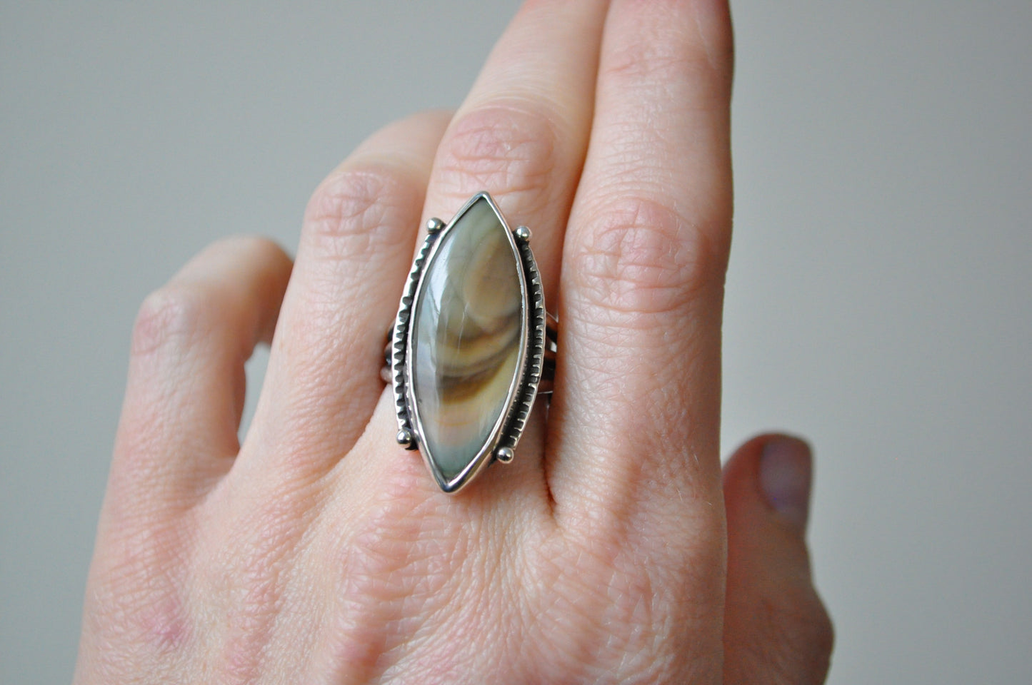Imperial Jasper Ring—Size 8.5