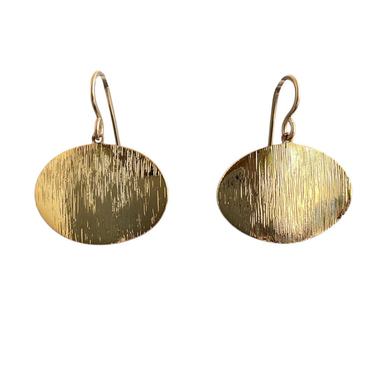 Wavy Coin Earrings