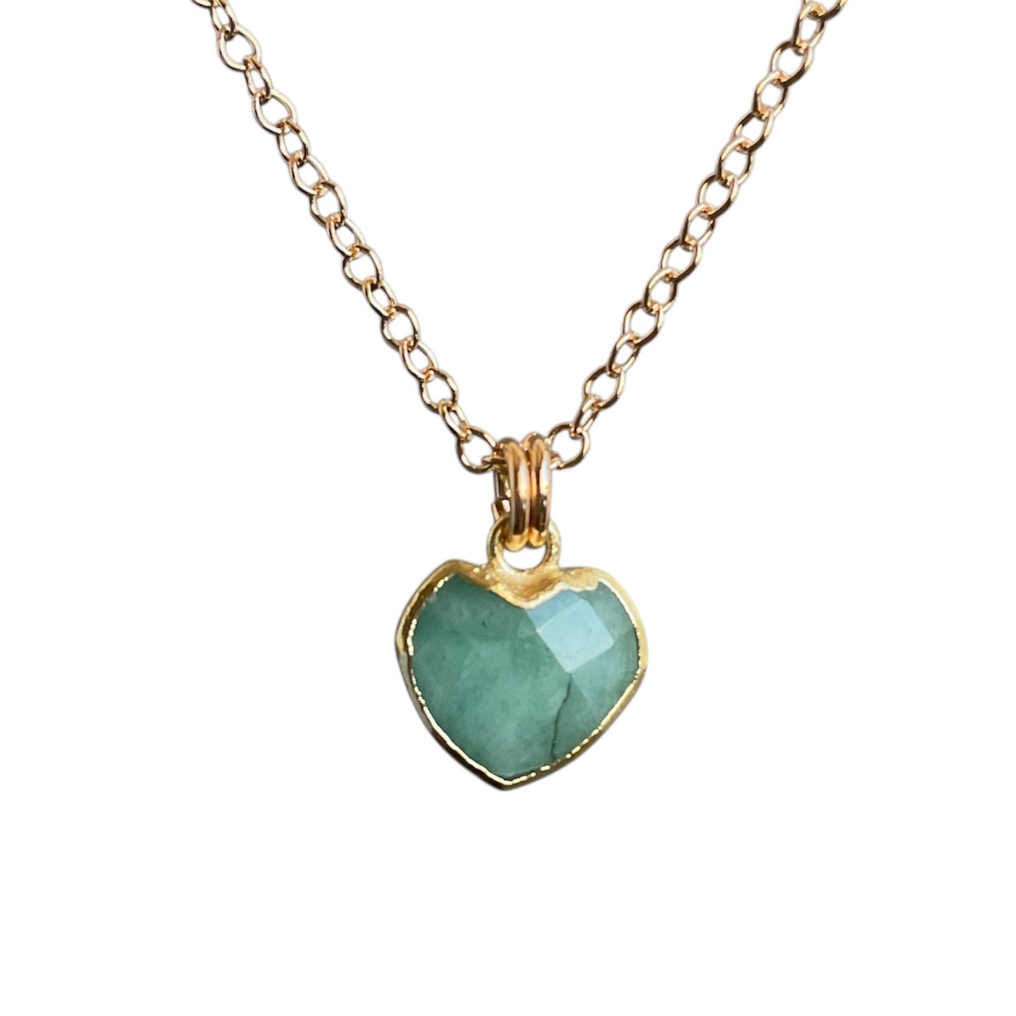 Gemstone Heart Necklace