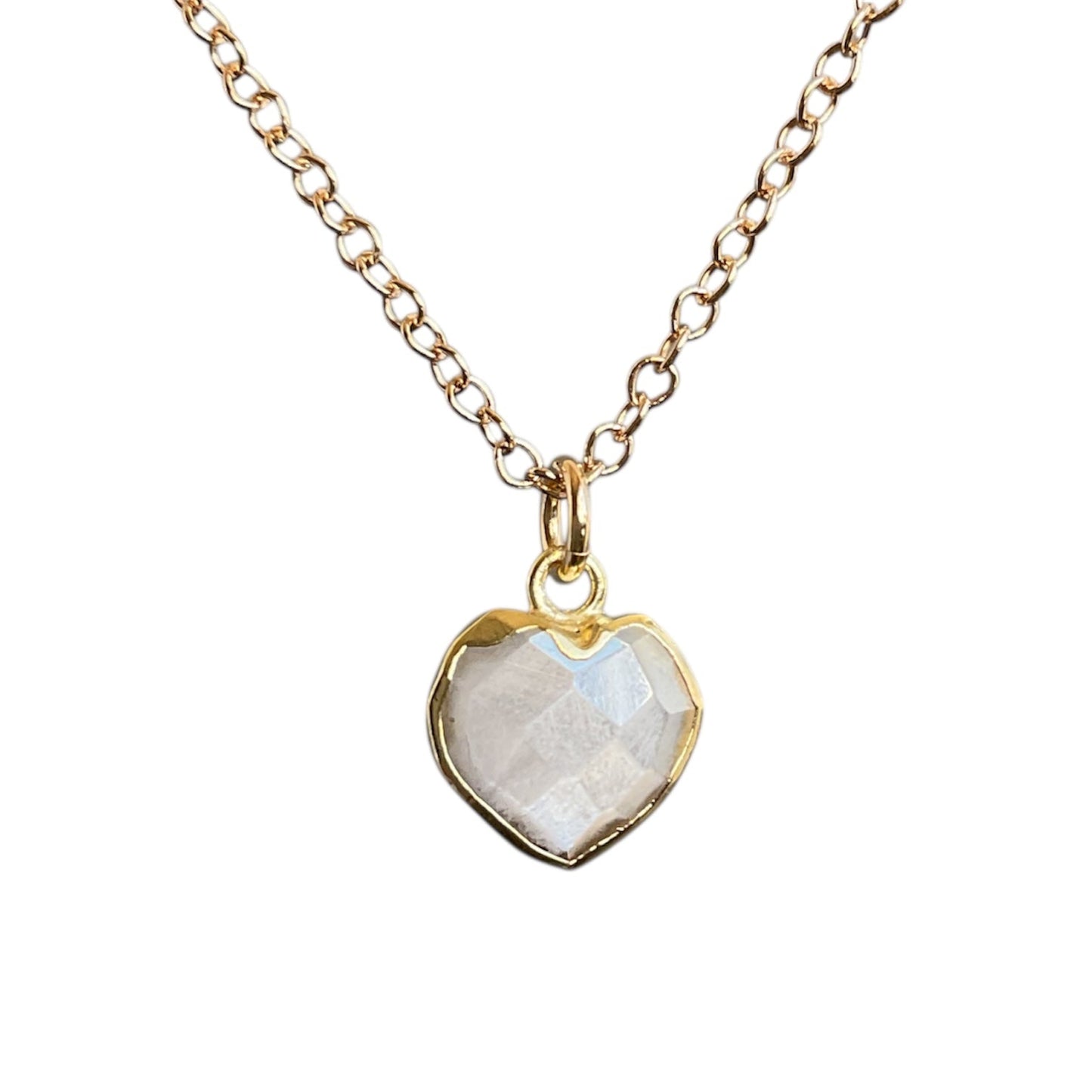 Gemstone Heart Necklace
