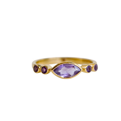 Amethyst Marquise Ring
