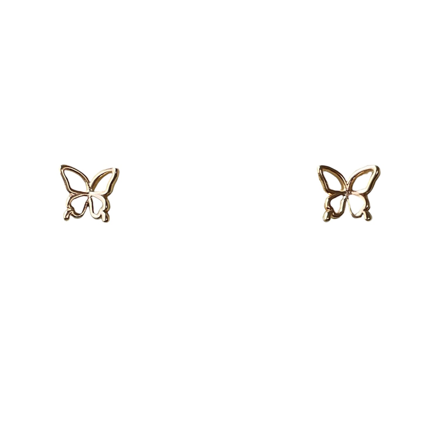Wireframe Butterfly Earrings