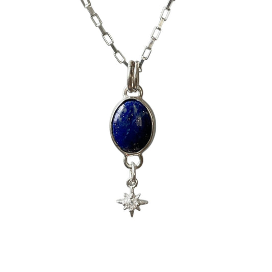 Tourmalated Quartz Charm Necklace
