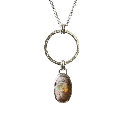 Gemstone Gumdrop Necklace