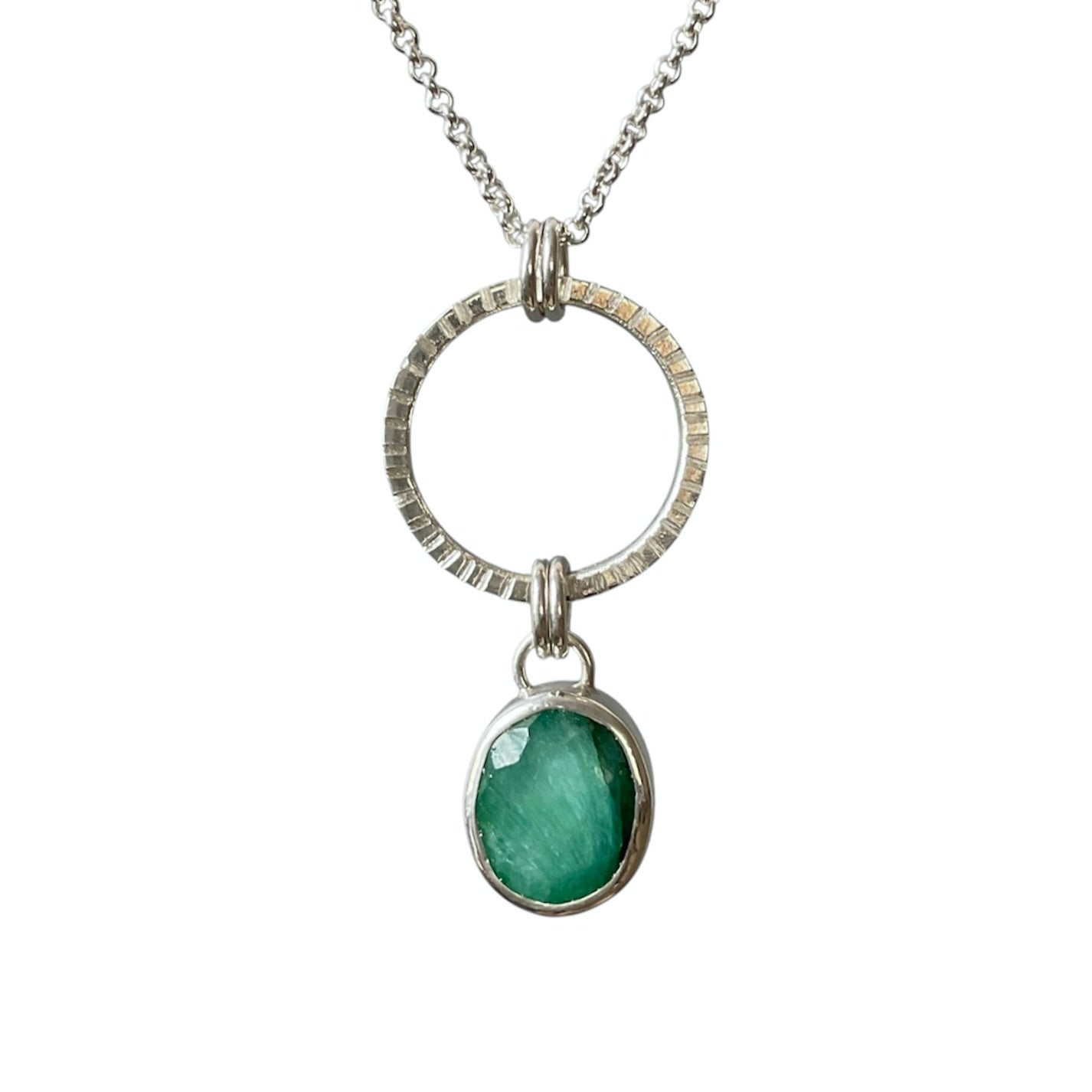 Gemstone Gumdrop Necklace