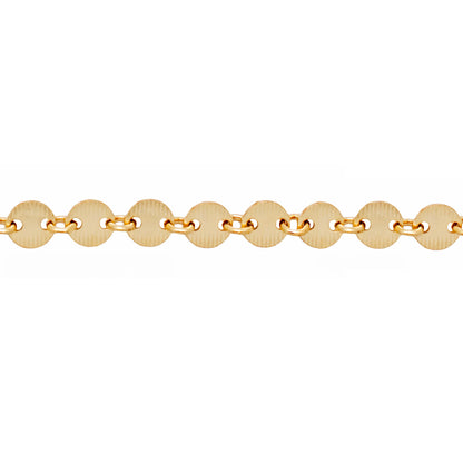 Textured Disc Bracelet
